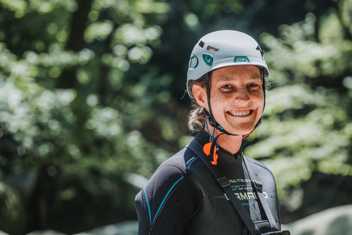 Freude nach dem Abstieg