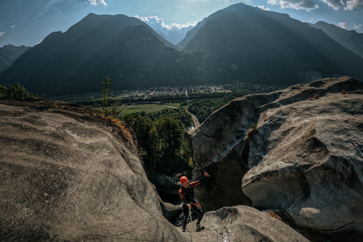 Einstieg in die Schlucht